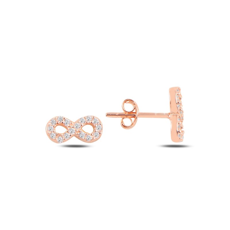 21.Srebrne minđuše ROSE INFINITY