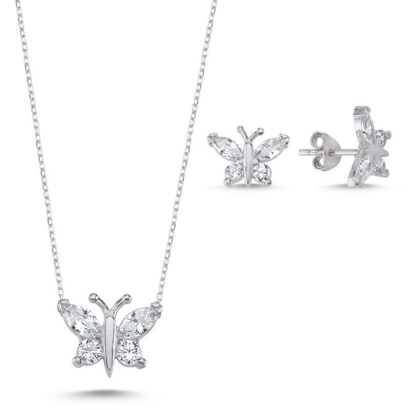6. Srebrni set BUTTERFLY