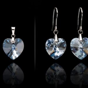2. Srebrne minđuše MOONLIGHT HEART 14