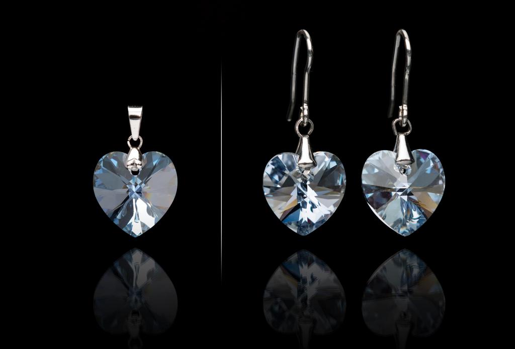 2. Srebrne minđuše MOONLIGHT HEART 14