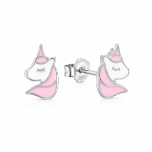 Srebrne minđuše UNICORN DREAM