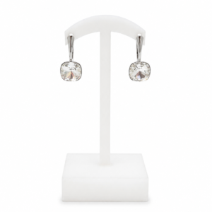 Srebrne minđuše CRYSTAL CUSHION