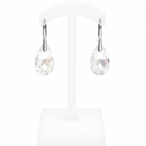 Srebrne minđuše CRYSTAL PEAR