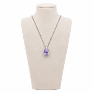 Srebrni privezak VIOLET OVAL